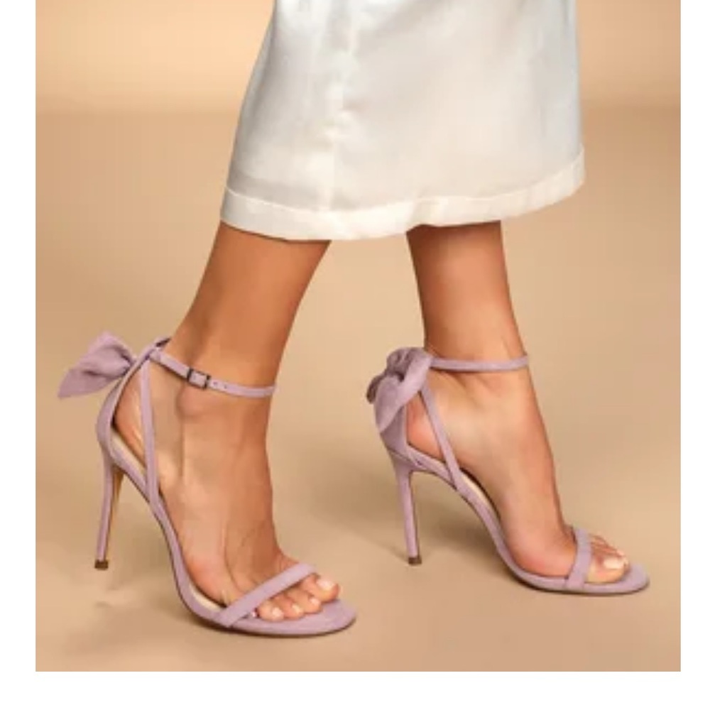 Never Worn Lulus Lilac Heels